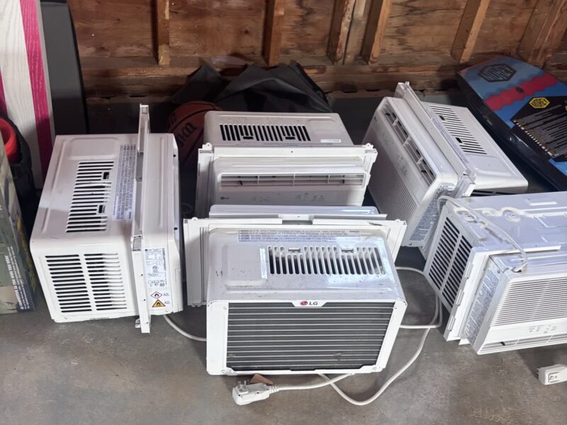 5 LG 8,000 BTU window ACs — Nantucket — $125 each / $625 lot